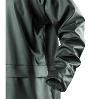 Regnjacka i PU/PVC, EN 343, storlek XL.