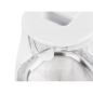 Elkedel TEESA, glas, 2000 W, vit, 1,7 L