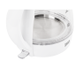 Elkedel TEESA, glas, 2000 W, vit, 1,7 L