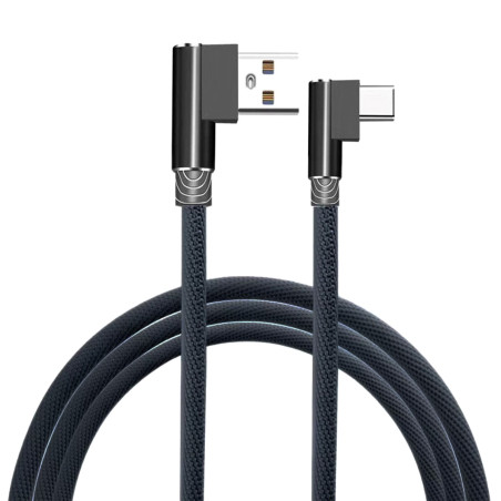 KK21P USB-USB C typ C USB-C vinklad kabel