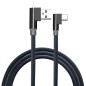 KK21P USB-USB C typ C USB-C vinklad kabel