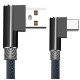 KK21P USB-USB C typ C USB-C vinklad kabel