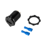 Ładowarka samochodowa 2xUSB z funkcją Quick Charge i miernikiem napięcia