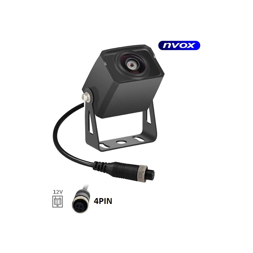 Bilbackskamera AHD 135 grader 4-pin quad CCD Sony IP68 12V