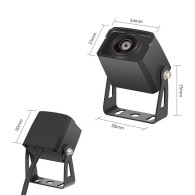 Bilbackskamera AHD 135 grader 4-pin quad CCD Sony IP68 12V