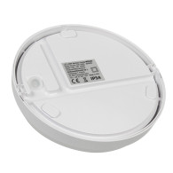 LED-lampa Maclean, Vägg- eller takmonterad, Vit färg, 1100 lm, 15W, IP54, Naturligt vitt ljus (4000K), MCE342