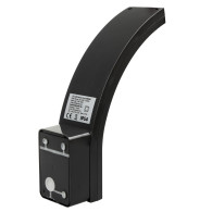 LED fasadbelysning Maclean, 800lm, IP54, 10W, naturligt vitt ljus (4000K), svart färg, MCE343 B