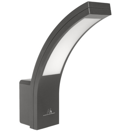 LED-fasadlampa Maclean, 800 lm, 10 W, naturligt vitt ljus (4000K), grå färg, MCE343 GR.