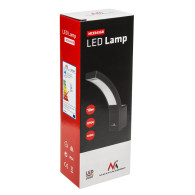 LED-fasadlampa Maclean, 800 lm, 10 W, naturligt vitt ljus (4000K), grå färg, MCE343 GR.