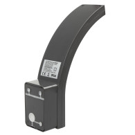 LED-fasadlampa Maclean, 800 lm, 10 W, naturligt vitt ljus (4000K), grå färg, MCE343 GR.