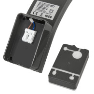 LED-fasadlampa Maclean, 800 lm, 10 W, naturligt vitt ljus (4000K), grå färg, MCE343 GR.