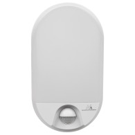 LED-lampa med rörelsesensor från Maclean, infraröd, vit färg, 15W, IP54, naturligt vitt ljus (4000K), 1100lm, MCE340 W.