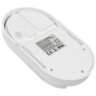 LED-lampa med rörelsesensor från Maclean, infraröd, vit färg, 15W, IP54, naturligt vitt ljus (4000K), 1100lm, MCE340 W.