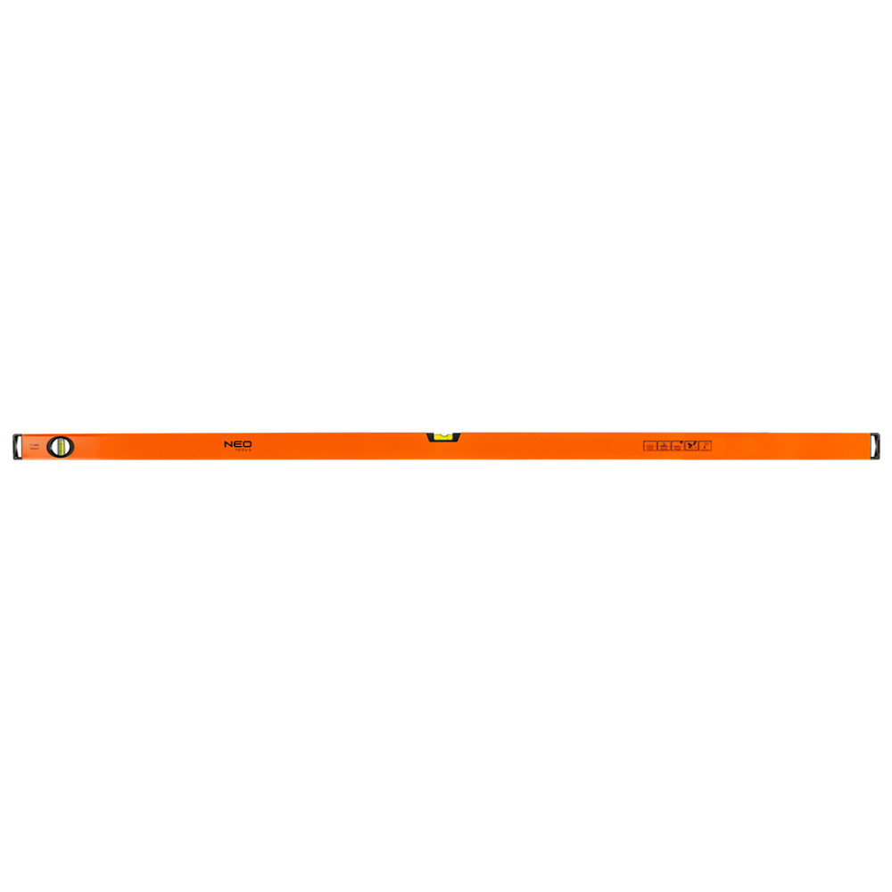 Poziomnica aluminiowa, 2 libelle, frezowana dolna powierzchnia, 150 cm Poziomnica aluminiowa, 2 libelle, frezowana dolna powierzchnia, 150 cm