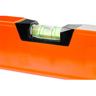 Vattenpass av aluminium, 2 libeller, fräst undersida, 150 cm