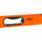 Vattenpass i aluminium med handtag, 3 libeller, magnet, fräst undersida, 80 cm.