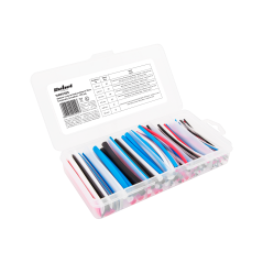 Sats med 170 rör av krympslangar på 10 cm - 5 färger, 6 diametrar.