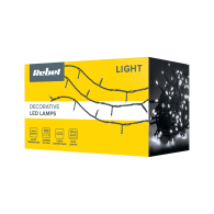 LED-julbelysning Rebel utomhus 10m, kallt vitt, med olika ljuslägen