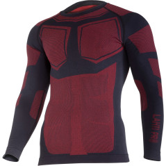 T-shirt med termoaktivt material, svart-röd, 'L/XL', CE, Lahti