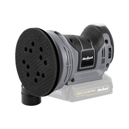 Excentrisk slipmaskin med batteri 20V