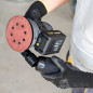 Excentrisk slipmaskin med batteri 20V