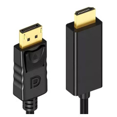 HD39 Kabel displayport till hdmi 1.8m 4k