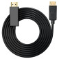 HD39 Kabel displayport till hdmi 1.8m 4k