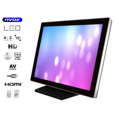 Touchscreen LED-monitor 15 tum VGA HDMI 12V 230V