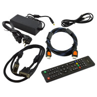 Touchscreen IPS LED-monitor 15,6 tum full HD VGA HDMI USB AV 12V 230V