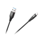 USB-kabel - USB-micro REBEL 50 cm svart