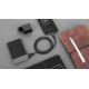USB-kabel - USB typ C REBEL 200 cm svart
