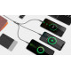 USB 3-i-1-kabel med microUSB, USB typ C, Lightning 100 cm