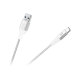 USB-kabel - USB typ C REBEL 100 cm vit