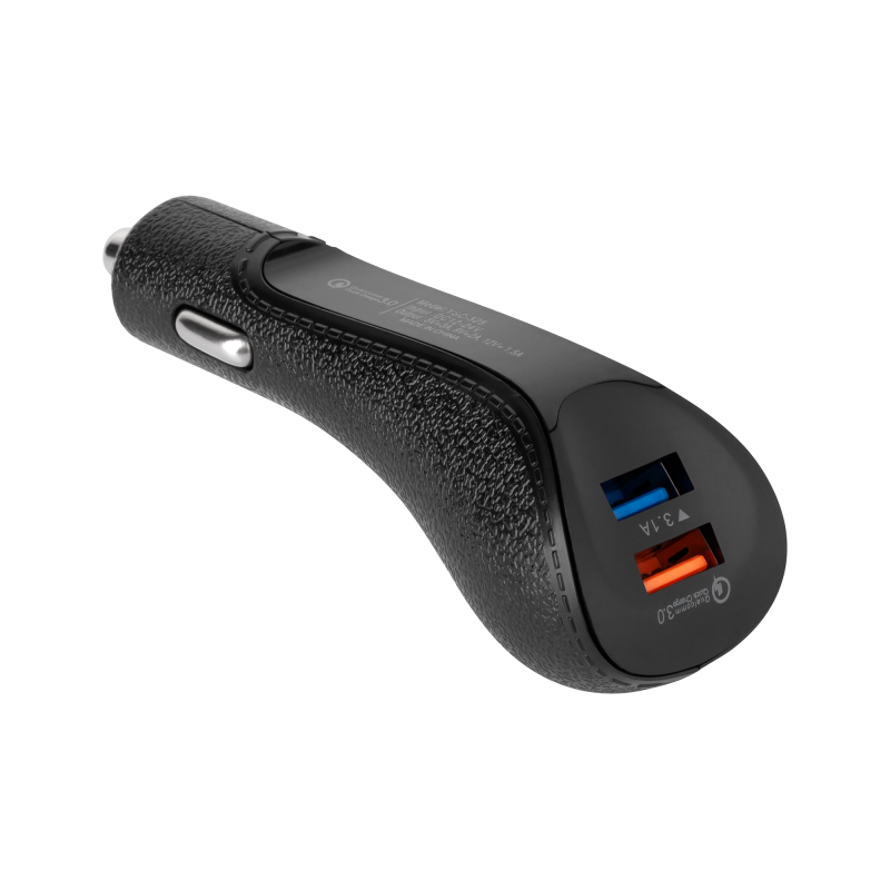 Bil laddare REBEL 2xUSB 5100mA 15W med Quick Charge 3.0-funktion