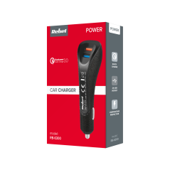 Bil laddare REBEL 2xUSB 5100mA 15W med Quick Charge 3.0-funktion