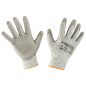 Skyddshandskar med skärskydd, PU-belagda, 4X43D, storlek 10.