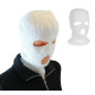 BQ42C Balaclava ansiktsmask med 3 hål vit