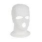 BQ42C Balaclava ansiktsmask med 3 hål vit