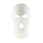 BQ42C Balaclava ansiktsmask med 3 hål vit