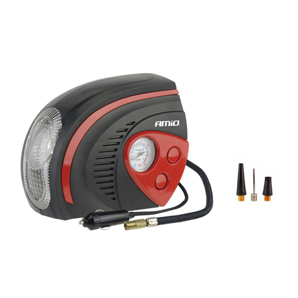 Kompresor samochodowy pompka 12v led acomp-08 amio-02182 Kompresor samochodowy pompka 12v led acomp-08 amio-02182