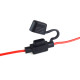 Säkringshållare miniuttag med 30 cm kabel amio-02336