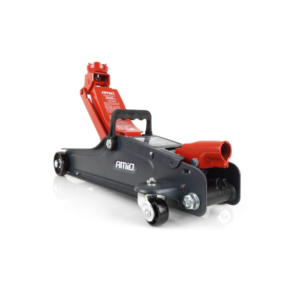 Hydraulisk lågprofildomkraft groda 2 ton 2000 kg ce amio-02500 Hydraulisk lågprofildomkraft groda 2 ton 2000 kg ce amio-02500