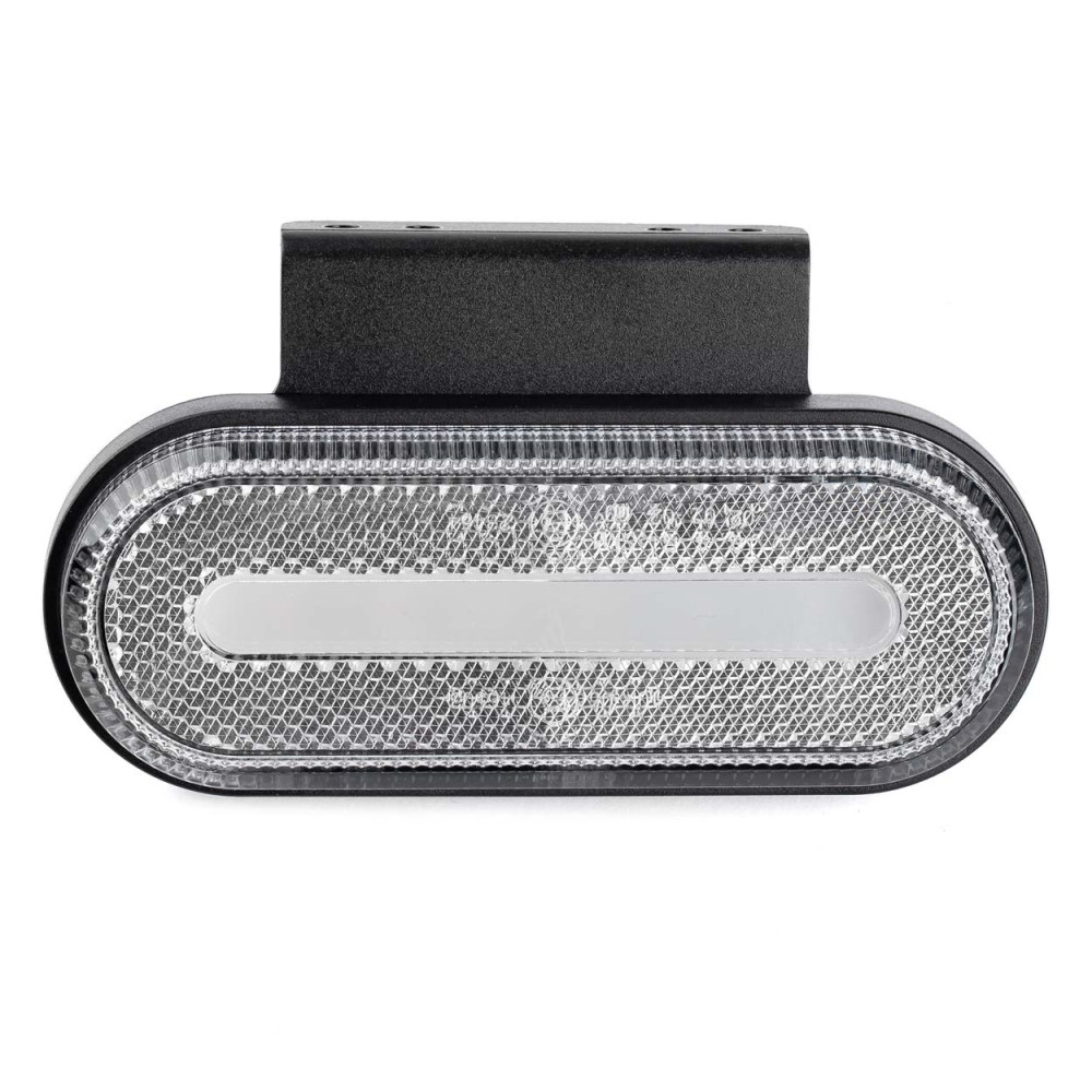 Lampa obrysowa led om-01-w owalna biała amio-02375 Lampa obrysowa led om-01-w owalna biała amio-02375