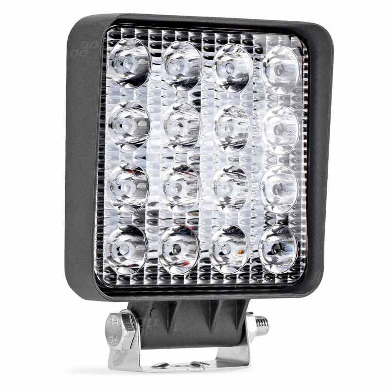Arbetslampa halogen LED-strålkastare AWL10 16 LED 12V 24V AMIO-02424
