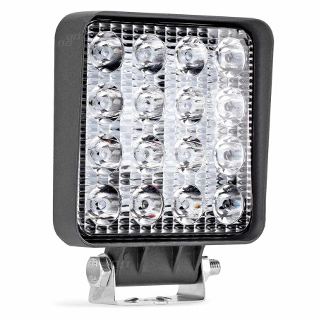 Arbetslampa halogen LED-strålkastare AWL10 16 LED 12V 24V AMIO-02424