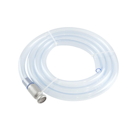 Slang för att tömma bränsle med en självansugande aluminiumhandpump: amio-02404