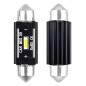 LED-lampor canbus 1860 1smd ultraljus festoon c5w c10w c3w 39mm vit 12v 24v amio-02443