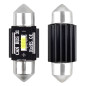 LED-lampor canbus 1860 1smd ultraljus festoon c5w c10w c3w 31mm vit 12v 24v amio-02441