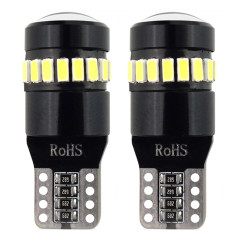 LED-lampor canbus 18smd 3014 + 1smd 1smd t10 w5w vit 12v 24v amio-02446