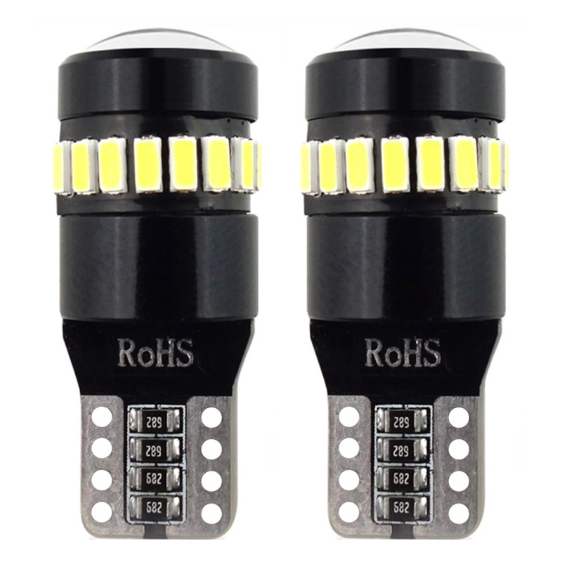 LED-lampor canbus 18smd 3014 + 1smd 1smd t10 w5w vit 12v 24v amio-02446